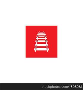 railway logo vector icon design illustration