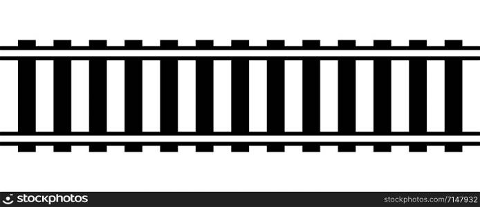 Railways isolated vector icon. Subway transportation illustration sign. Train sign icon vector. Transportation industry. EPS 10