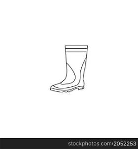 Rain boots icon vector illustration design template.