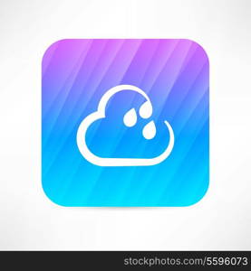 rain cloud icon