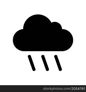 Rain cloud silhouette. Meteorology concept. Weather forecast. Isolated object. Vector illustration. Stock image. EPS 10.. Rain cloud silhouette. Meteorology concept. Weather forecast. Isolated object. Vector illustration. Stock image.
