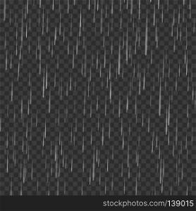 Rain Drops Pattern on Grey Checkered Background. Rain Drops Pattern