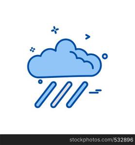 Rain icon design vector