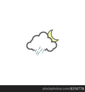  rain icon vector illustration design