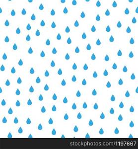 Rain water droplets pattern.Vector seamless dot pattern