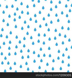 Rain water droplets pattern.Vector seamless dot pattern