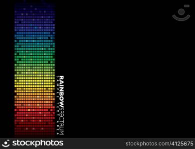 Rainbow abstract background banner with room to add your own text