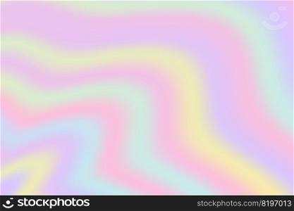 Rainbow background. Pattern in pastel colors. Wavy multicolored unicorn sky. Vector illustration. Rainbow background. Pattern in pastel colors. Wavy multicolored unicorn sky. Vector