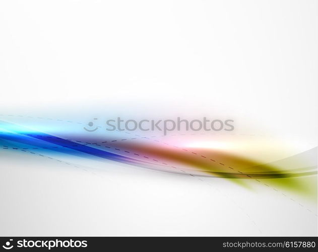 Rainbow color glossy silk elegant wave. Rainbow color glossy silk elegant wave. Vector abstract background