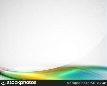 Rainbow color glossy silk elegant wave. Rainbow color glossy silk elegant wave. Vector abstract background