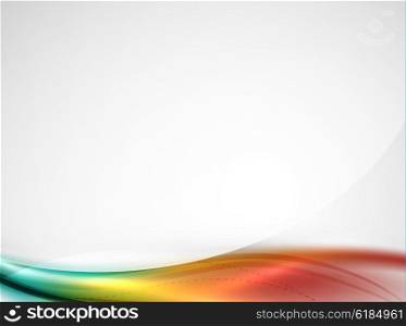 Rainbow color glossy silk elegant wave. Rainbow color glossy silk elegant wave. Vector abstract background