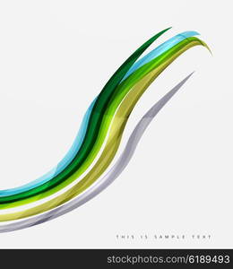 Rainbow color lines on white. Identity wave element. Rainbow color lines on white. Identity wave element. Vector unievrsal presentation concept