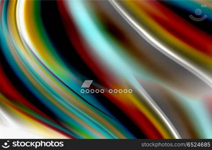 Rainbow color waves, vector blurred abstract background. Rainbow color waves, vector blurred abstract background. Vector artistic illustration for presentation, app wallpaper, banner or poster