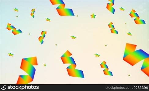 Rainbow Confetti Happiness Holiday Star Decoration texture