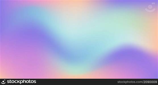 Rainbow fantasy background. Holographic illustration in pastel colors. Cute cartoon girly pattern. Bright multicolored sky. Vector illustration. Rainbow fantasy background. Holographic illustration in pastel colors. Cute cartoon girly pattern. Bright multicolored sky. Vector.