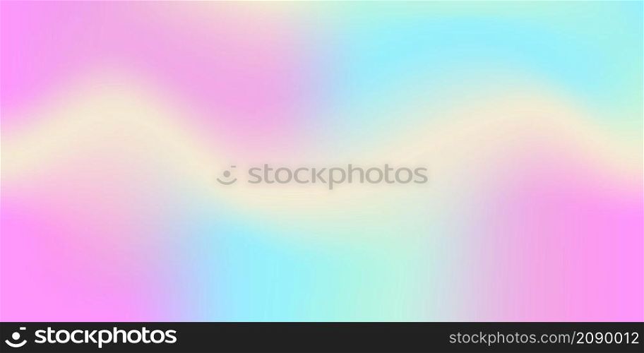 Rainbow fantasy background. Holographic illustration in pastel colors. Cute cartoon girly pattern. Bright multicolored sky. Vector illustration. Rainbow fantasy background. Holographic illustration in pastel colors. Cute cartoon girly pattern. Bright multicolored sky. Vector.