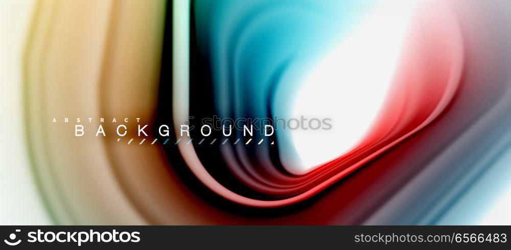 Rainbow fluid abstract swirl shape, twisted liquid colors design, colorful marble or plastic wavy texture background, multicolored template for business or technology presentation or web brochure cover design, wallpaper. Rainbow fluid abstract swirl shape, twisted liquid colors design, colorful marble or plastic wavy texture background, multicolored template for business or technology presentation or web brochure cover design, wallpaper. Vector illustration