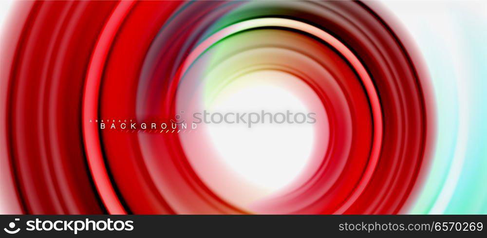 Rainbow fluid abstract swirl shape, twisted liquid colors design, colorful marble or plastic wavy texture background, multicolored template for business or technology presentation or web brochure cover design, wallpaper. Rainbow fluid abstract swirl shape, twisted liquid colors design, colorful marble or plastic wavy texture background, multicolored template for business or technology presentation or web brochure cover design, wallpaper. Vector illustration