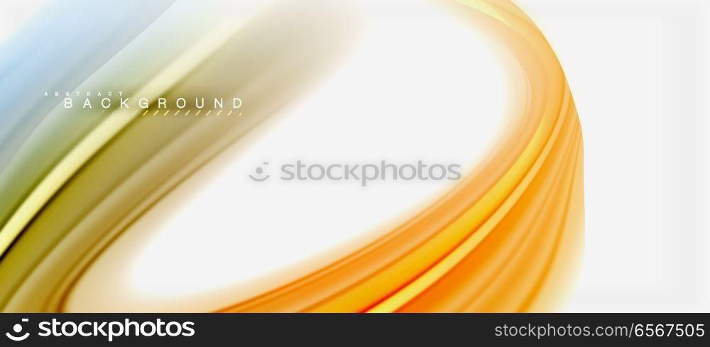 Rainbow fluid colors abstract background twisted liquid design, colorful marble or plastic wavy texture backdrop, multicolored template for business or technology presentation or web brochure cover layout, wallpaper. Rainbow fluid colors abstract background twisted liquid design, colorful marble or plastic wavy texture backdrop, multicolored template for business or technology presentation or web brochure cover layout, wallpaper. Vector illustration