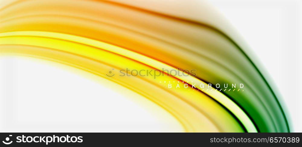 Rainbow fluid colors abstract background twisted liquid design, colorful marble or plastic wavy texture backdrop, multicolored template for business or technology presentation or web brochure cover layout, wallpaper. Rainbow fluid colors abstract background twisted liquid design, colorful marble or plastic wavy texture backdrop, multicolored template for business or technology presentation or web brochure cover layout, wallpaper. Vector illustration