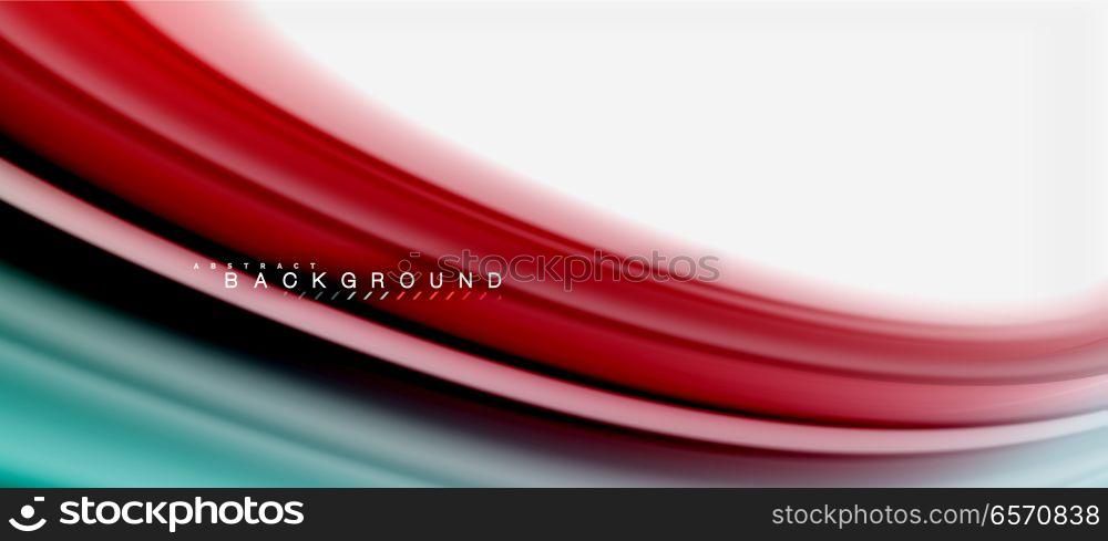 Rainbow fluid colors abstract background twisted liquid design, colorful marble or plastic wavy texture backdrop, multicolored template for business or technology presentation or web brochure cover layout, wallpaper. Rainbow fluid colors abstract background twisted liquid design, colorful marble or plastic wavy texture backdrop, multicolored template for business or technology presentation or web brochure cover layout, wallpaper. Vector illustration
