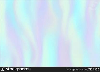 Rainbow foil texture. Iridescent hologram, beautiful holography colorful trendy fashion vector background. Illustration of rainbow hologram, holography pattern blurred. Rainbow foil texture. Iridescent hologram, beautiful holography colorful trendy fashion vector background