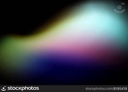 Rainbow highlights on a light background.Glare or reflection from water and glass.Glittering  particles for social media backgrounds, product presentations, photo shots.