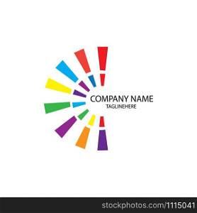 rainbow logo vector