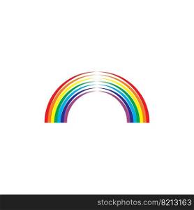rainbow logo vector icon design element symbol