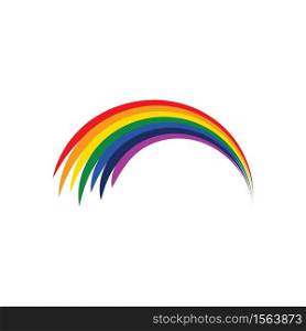 Rainbow stock ilustration vector template