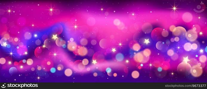Rainbow unicorn background. Pastel glitter pink fantasy galaxy. Magic mermaid sky with bokeh. Holographic kawaii abstract space with stars and sparkles. Vector illustration.. Rainbow unicorn background. Pastel glitter pink fantasy galaxy. Magic mermaid sky with bokeh. Holographic kawaii abstract space with stars and sparkles. Vector