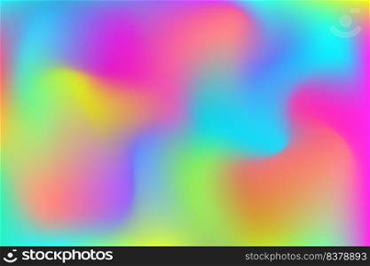 Rainbow unicorn fantasy background. Holographic mesh bright multicolored sky. Vector illustration.. Rainbow unicorn fantasy background. Holographic mesh bright multicolored sky. Vector.