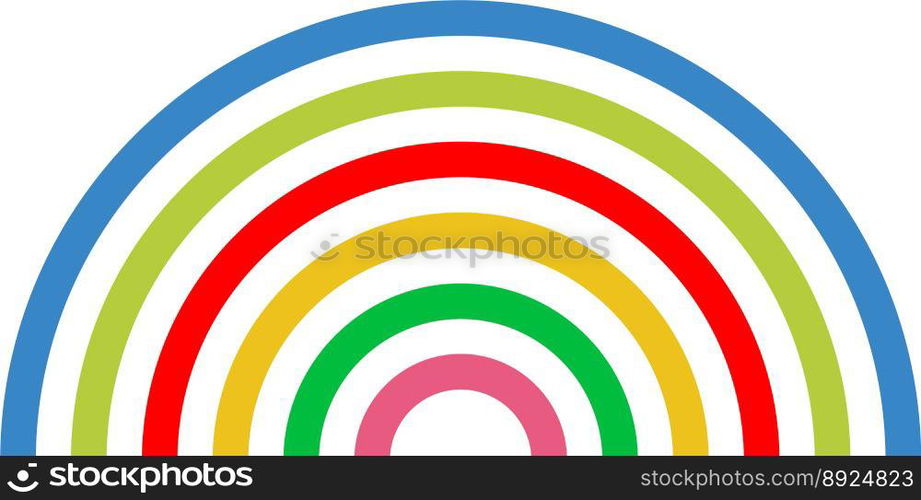 Rainbow vector image