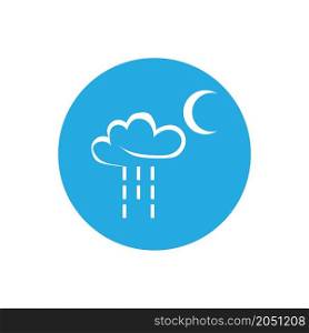 raindrops icon logo vector illustration design