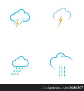 raindrops icon logo vector illustration design