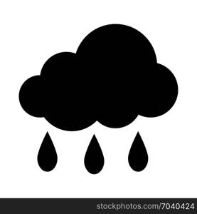 rainfall - rainy season, icon on isolated background