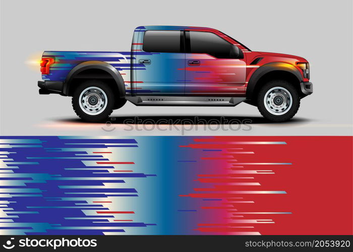 Rally car wrap vector designs. abstract livery for vehicle vinyl branding background