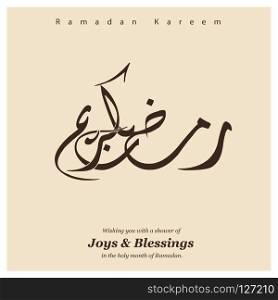Ramadan Kareem cards with creative design vector