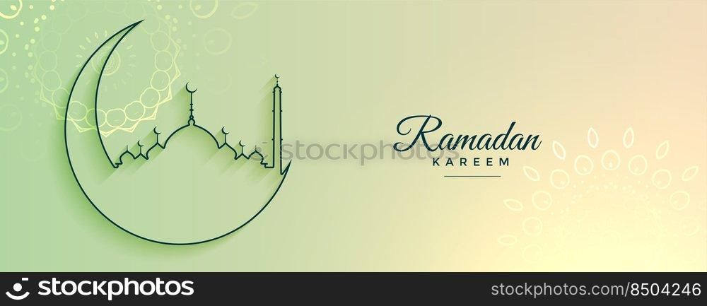 ramadan kareem islamic banner design