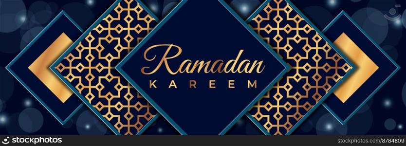 Ramadan Kareem modern design. Islamic holy holiday Ramadan Kareem. Greeting card, banner. Vector illustration