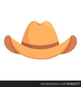 Rancher cowboy hat icon cartoon vector. Rodeo fashion. Texas costume. Rancher cowboy hat icon cartoon vector. Rodeo fashion