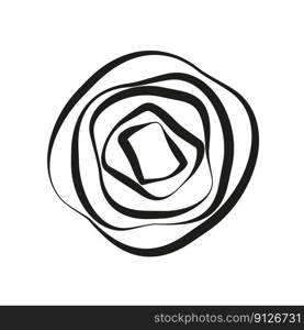 Random spiral swirl. Design element. Vector illustration. EPS 10.. Random spiral swirl. Design element. Vector illustration.