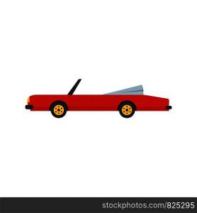 Rap american car icon. Flat illustration of rap american car vector icon for web design. Rap american car icon, flat style