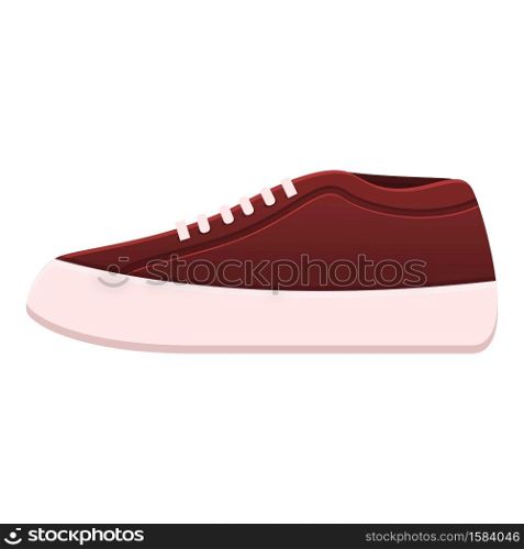 Rap sneakers icon. Cartoon of rap sneakers vector icon for web design isolated on white background. Rap sneakers icon, cartoon style