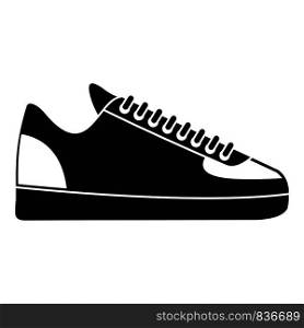 Rap sneakers icon. Simple illustration of rap sneakers vector icon for web design isolated on white background. Rap sneakers icon, simple style