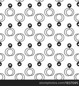 Rapper necklace pattern seamless background texture repeat wallpaper geometric vector. Rapper necklace pattern seamless vector