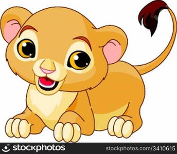 Raring Lion Cub