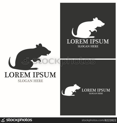 Rat icon and symbol vector illustration