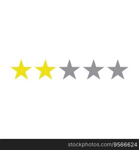 rating star icon vector template illustration logo design