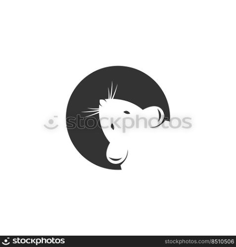 Rats icon logo design illustration template